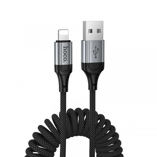 Cablu Date si Incarcare USB-A - Lightning HOCO X121, 27W, 1.5m, Negru