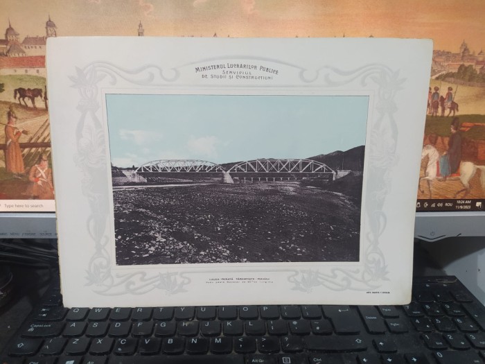 Calea ferată T&acirc;rgoviște-Pucioasa, Podul peste Bezdel de 65 m. lungime, 1903, 201