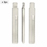 Set 3 lame cheie auto 130# HY20R HYN17R pentru Hyundai si Kia
