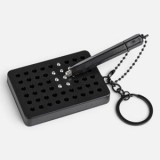 Breloc cu joc magnetic, 54 bilute, negru, CMCLASS