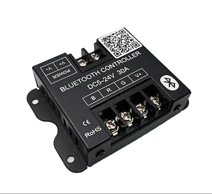 Controller Dimmer Led, Bluetooth, 5-24VDC 30A, BL330