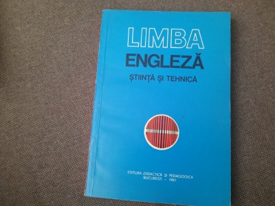 Andrei Bantas - Limba engleza. Stiinta si tehnica foto