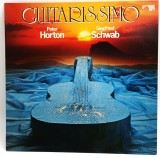 Peter Horton, Siegfried Schwab &lrm;&ndash; Guitarissimo NM / VG+ vinil Lp disc jazz fusion Nature Germania 1978