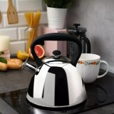 Fierbator Klausberg KB-7207, 3L, Inox, Argintiu, Fluier, 22x25cm, Universal