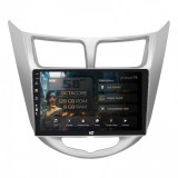 Navigatie Hyundai Accent (2011-2016) 8GB RAM Android 13 Octacore Slot Sim 4G DSP GPS Wi-FI Carplay Android Auto USB Bluetooth Waze Touchscreen 9 Inch