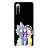 Husa compatibila cu Sony Xperia 10 III Silicon Gel Tpu Model Rick And Morty Connected