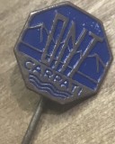 Insigna AMS1 Insigna Veche ONT Carpati - Oficiul National de Turism - Muntii Carpati - Emblema Colectie Ghid Calatorie Retro Metal Emailat Ac