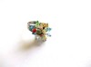 Inel reglabil&nbsp; cu cristale 32476, Inele fashion