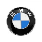 Emblema BMW Capota/Portbagaj, 82mm, Alb/Albastru - Compatibila cu Diverse Modele