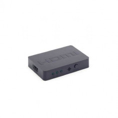 KVM Gembird DSW-HDMI-34 3x HDMI Black foto