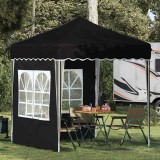 vidaXL Cort de Petrecere Pop-up Negru 195 x 195 x 245 cm 42019733