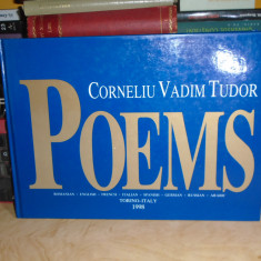 CORNELIU VADIM TUDOR - POEMS , 1998 , AUTOGRAF SI DEDICATIE #