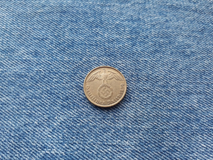 5 Pfennig 1939 B Germania Reichspfennig
