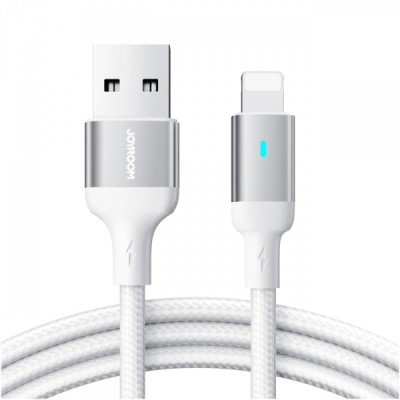 Cablu Date si Incarcare USB-A - Lightning Joyroom A10, 18W, 1.2m, Alb foto
