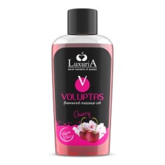 Masaj - Luxuria Voluptas Gel de Masaj cu Aroma de Cirese 100 ml Efect de Caldura Aroma Naturala foto