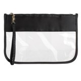 Portfard Transparent Negru cu Maner &ndash; Organizare Profesională, CMCLASS