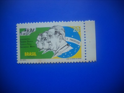 HOPCT MNH 334 ANIVERSARE REVOLUTIA 1964-1972 -1 VAL BRAZILIA foto