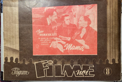 PROGRAM CINEMATOGRAFE, PROGRAM FILME NOI AUGUST 1955 foto