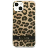 Cumpara ieftin Husa Cover Guess Leopard Elecro Stripe pentru iPhone 13 Maro