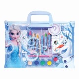 Set pictura Frozen pentru copii, in geanta transparenta portabila