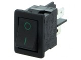 &quot;Comutator Rocker SPST ON-OFF 10A/250V Negru-Verde&quot;