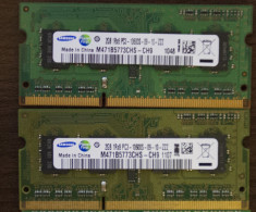 Memorie Samsung DDR3 PC 10600 1333Mhz 2GB x2 foto