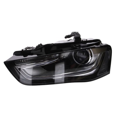 Far Audi A4/S4 (B8), 11.2011-12.2015, partea Stanga, electric, tip bec D3S+LED, fara becuri, fara ballast, cu motoras, cu led de zi, Depo foto