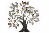 Decoratiune pentru perete din metal Copacul vietii - Eternitate 72 cm