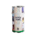 Cumpara ieftin Vopsea Whiteboard SketchPaint Transparent Lucios 1L, Transformă orice suprafață &icirc;n tablă, Acoperire 8mp, Ușor de curățat