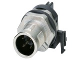 Conector M12 soclu tată, 5 pini, &icirc;n unghi, IP67, THR