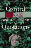 Oxford - Concise Dictionary of Quotations