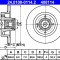 ATE 24.0108-0114.2 Disc frana