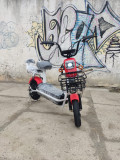 Scuter electric fara permis moped electric 250w 125 kg tip bicicleta electrica