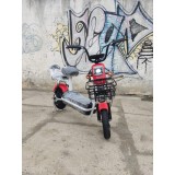 Scuter electric fara pedale moped electric 500w 125 kg tip bicicleta electrica