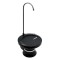 Dispenser automat pentru apa, cu suport pentru pahar, putere 3,8W, incarcare USB, negru