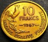 Moneda istorica 10 FRANCI - FRANTA, anul 1957 * cod 479 A, Europa