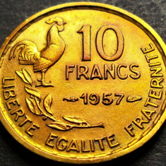 Moneda istorica 10 FRANCI - FRANTA, anul 1957 * cod 479 A