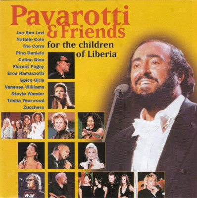 CD Pavarotti &amp;amp; Friends &amp;lrm;&amp;ndash; Pavarotti &amp;amp; Friends For The Children Of Liberia foto