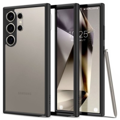 Husa pentru Samsung Galaxy S24 Ultra - Spigen Ultra Hybrid - Matte Black foto