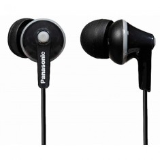 range 6Hz - 24kHz, 16W, 104dB/mW, closed type headphones, length of cord 1.2m, 3 sizes of silicone earphones &quot;RP-HJE125E-K&quot; (timbru verde 0.8 lei)
