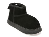 Ghete GRYXX negre, 3010, din piele intoarsa