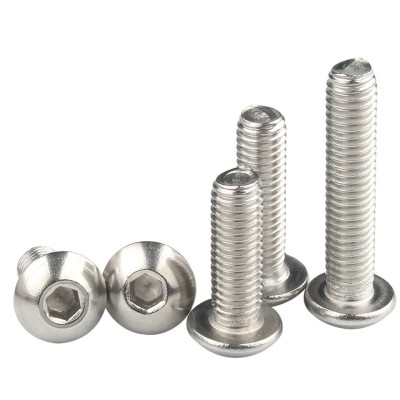 Set 10 șuruburi laptop hard M3 lungime 5mm argintii cap hexagonal foto
