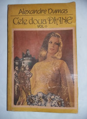 Carte veche de colectie,CELE DOUA DIANE,ALEXANDRE DUMAS,VOL.1,1991,T.GRATUIT foto