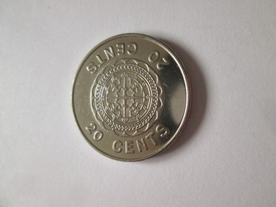 Solomon Islands/Insulele Solomon 20 Cents 1997 aUNC foto