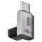 Adaptor USB-C3.1 mama - USB-C tata vertical la 90 scurt Thunderbolt 3 /4 Goobay 74444