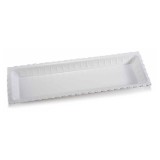 Tava lemn alba 38.5x13x3 cm