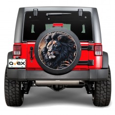 Sticker Auto Roata de Rezerva rezistenta la intemperii si raze UV, diametru 55 cm, Cod: AVX-RR04