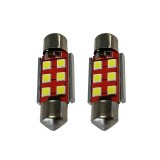 Set 2 x Becuri auto LED SMD, Canbus 5W, 6500k, 6LED, Universal