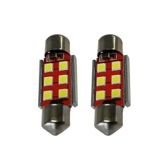 Set 2 x Becuri auto LED SMD, Canbus 5W, 6500k, 6LED
