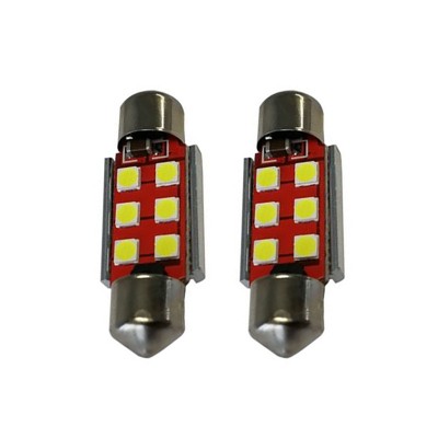 Set 2 x Becuri auto LED SMD, Canbus 5W, 6500k, 6LED foto